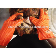 Wholesale Custom Design Kitchen Cooking The Best Grilling BBQ Gloves/Silicone Grill Oven BBQ Glove/Oven Mitt